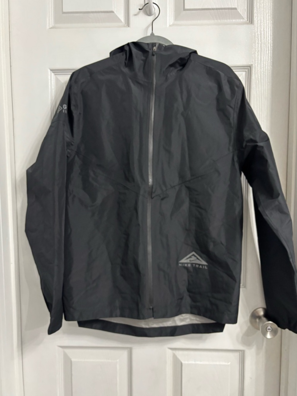 Nike Trail Gore-Tex Infinium Hooded Running Jacket Size Small Black